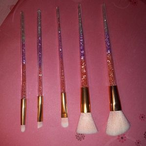 Mermaid Glitter Makeup Brush Set